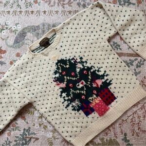 Vintage holiday Eddie Bauer sweater